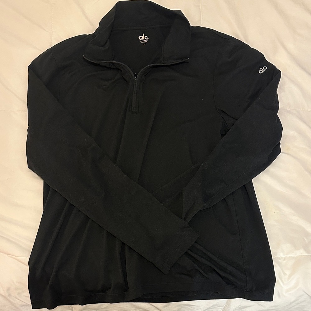 ALO Yoga Black Zip-Up Jacket